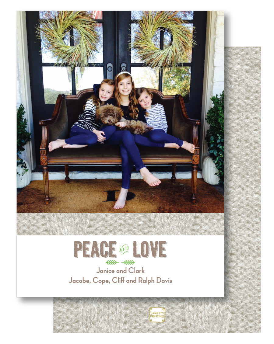 Luxe Holiday Classic 5x7 Cable Knit Ivory