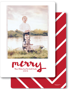 Holiday Red Chevron