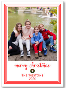 Holiday Triple Stripe Red