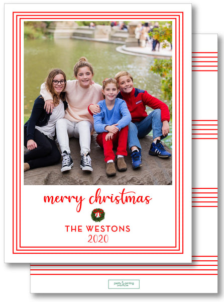 Holiday Triple Stripe Red