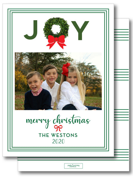 Holiday Triple Stripe Green