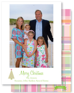 Luxe Holiday Classic 5x7 Madras Pink