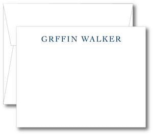 Classic Notecard - Name Roman (click for more colors options)