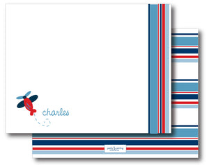 Notecard Double Sided - Airplane