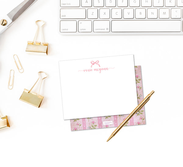 Notecard Double Sided - Loveshack Inspired Pink Floral