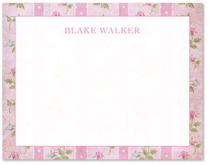 Notecard Loveshack Inspired Floral Pink