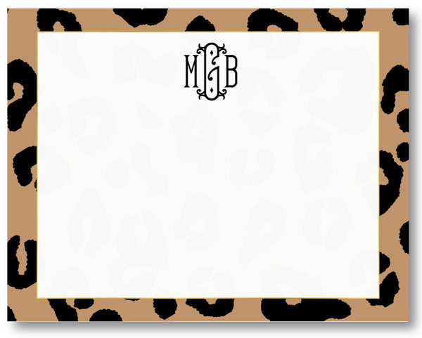Notecard Classic Leopard