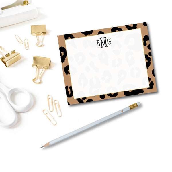 Notecard Classic Leopard