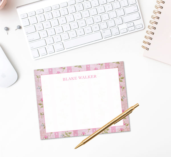 Notecard Loveshack Inspired Floral Pink