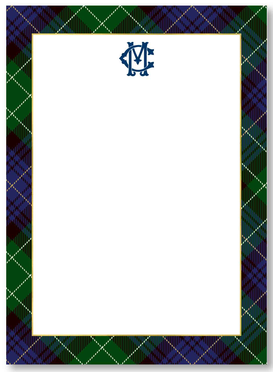 Notepad - Blackwatch Plaid