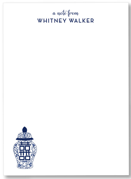 Notepad - Ginger Jar Classic