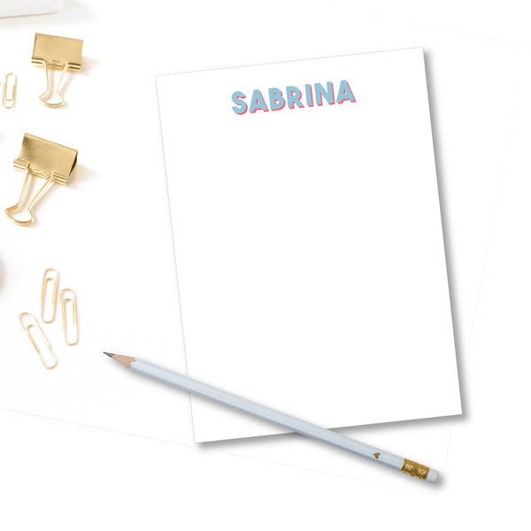 Notepad - Shadow Text more colors available