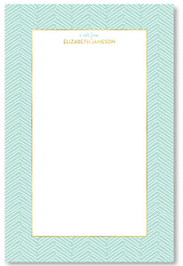 Notepad - Herringbone Mint