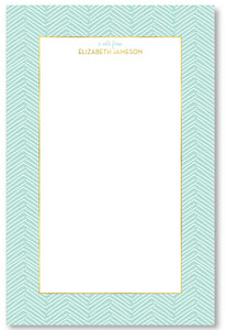 Notepad - Herringbone Mint