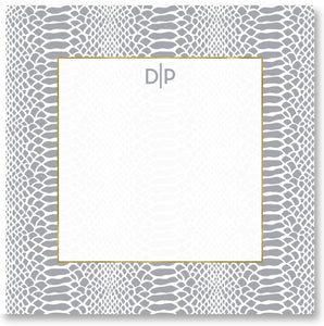 Square Notepad - Snakeskin