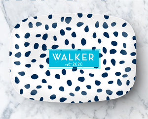 Platter - Chic Spots Navy