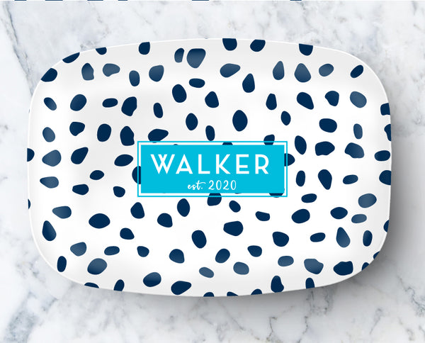 Platter - Chic Spots Navy