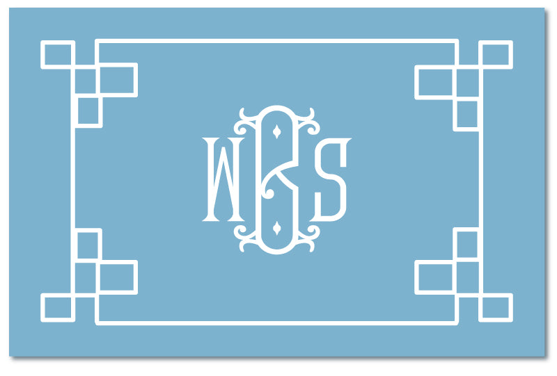 Cutting Board - Fretwork Border Choose Color