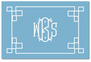 Cutting Board - Fretwork Border Choose Color
