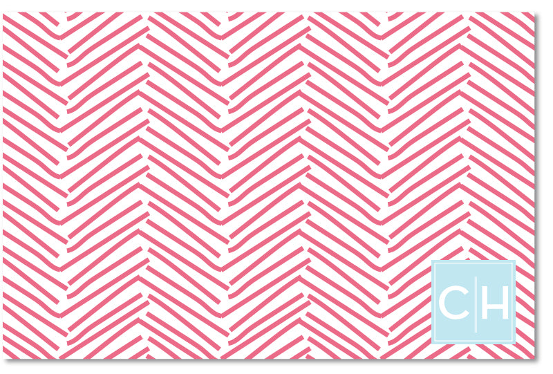 Cutting Board - Herringbone Nantucket Red