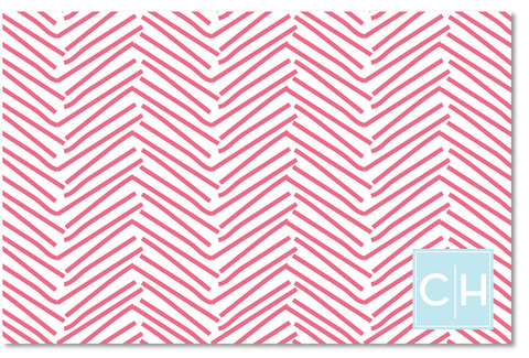 Cutting Board - Herringbone Nantucket Red