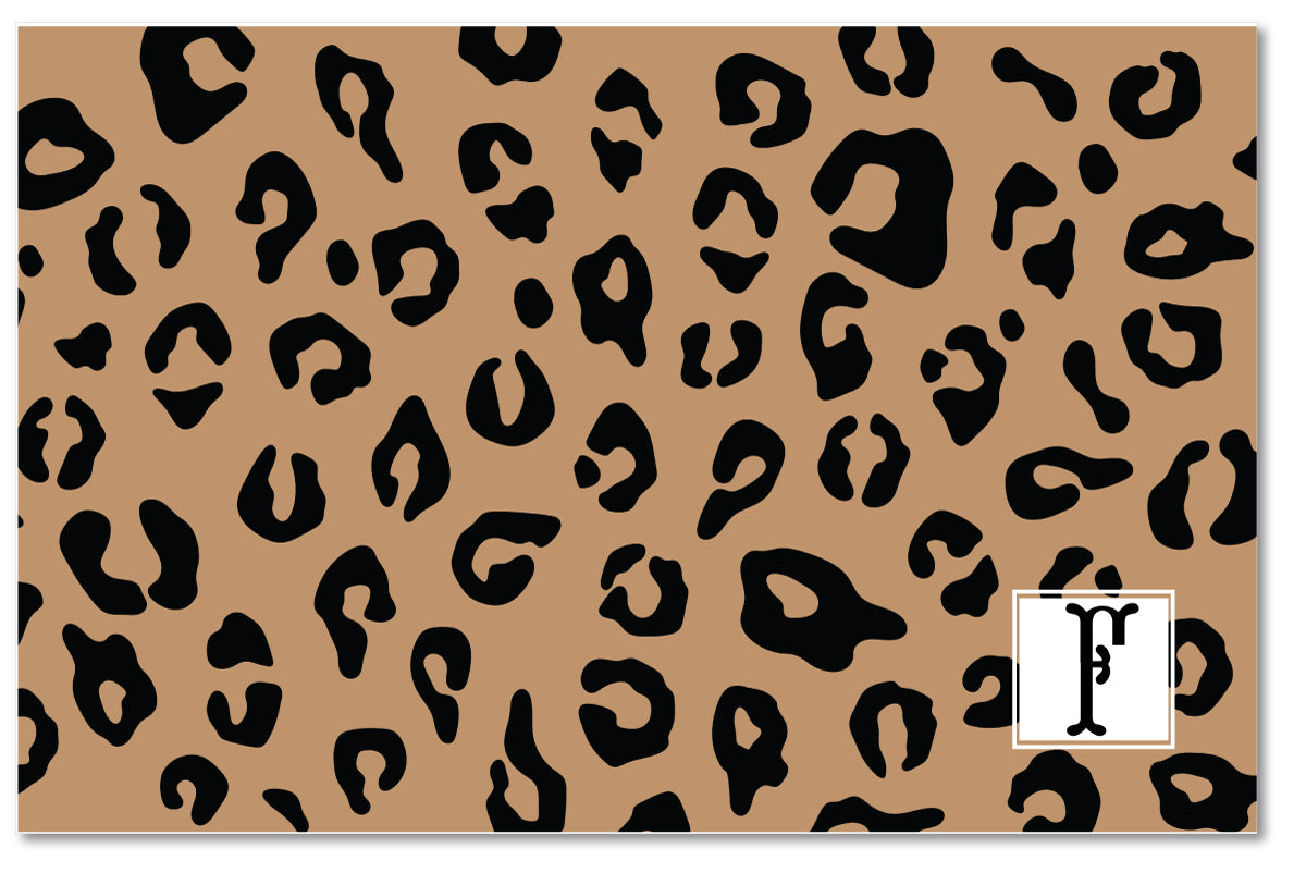 Laminated Placemat - Leopard Classic