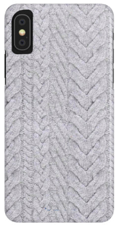 Phone Case - Cable Knit Grey