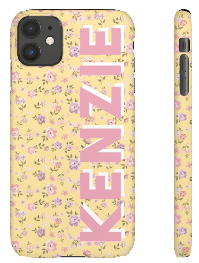 Phone Case - Loveshackfancy inspired  Ditsy Floral Yellow