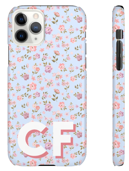 Phone Case - Love Ditsy Floral Pale Blue
