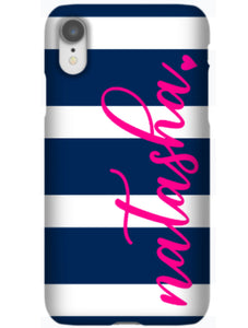 Phone Case - Awning Stripes Navy