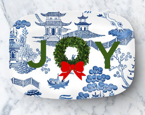 Platter - Holiday Chinoiserie JOY
