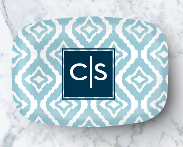 Platter - New Ikat Blue