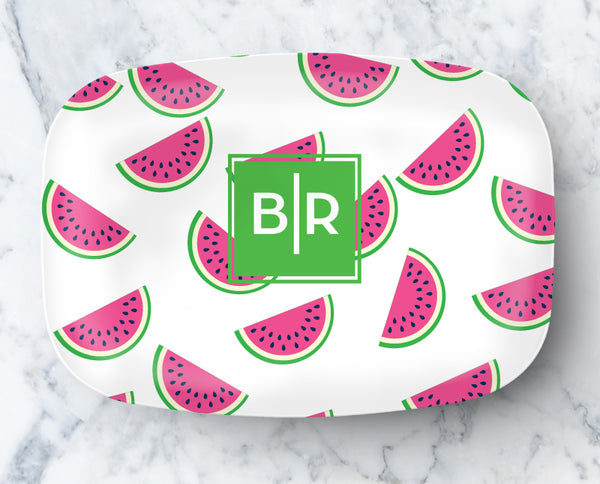Platter - Watermelon print