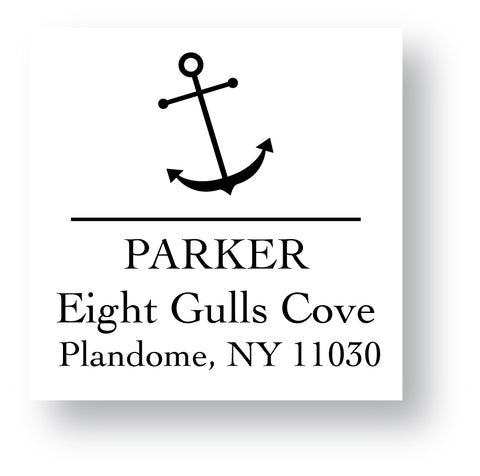 Self Inking Address Stamp - Anchor