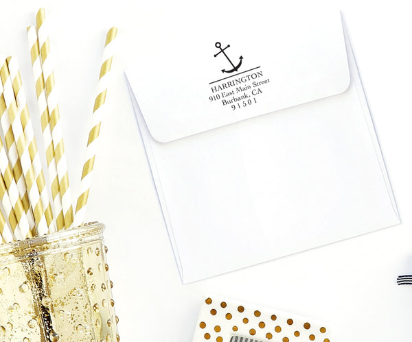Self Inking Address Stamp - Anchor