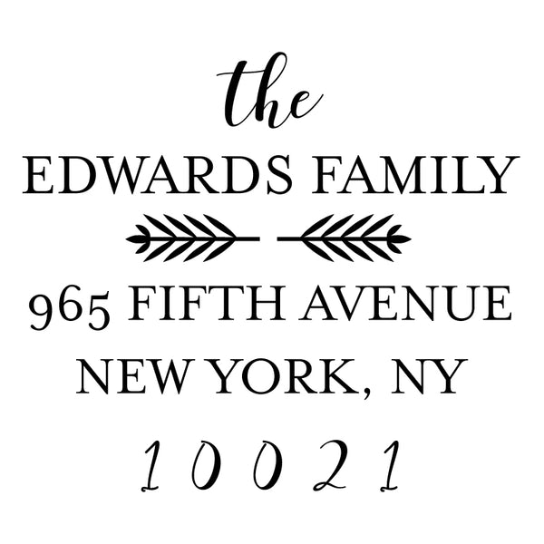 Self Inking Address Stamp - Elephant