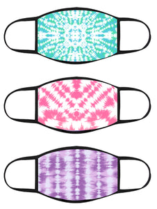 FACE MASK - Three Pack - TIE DYE