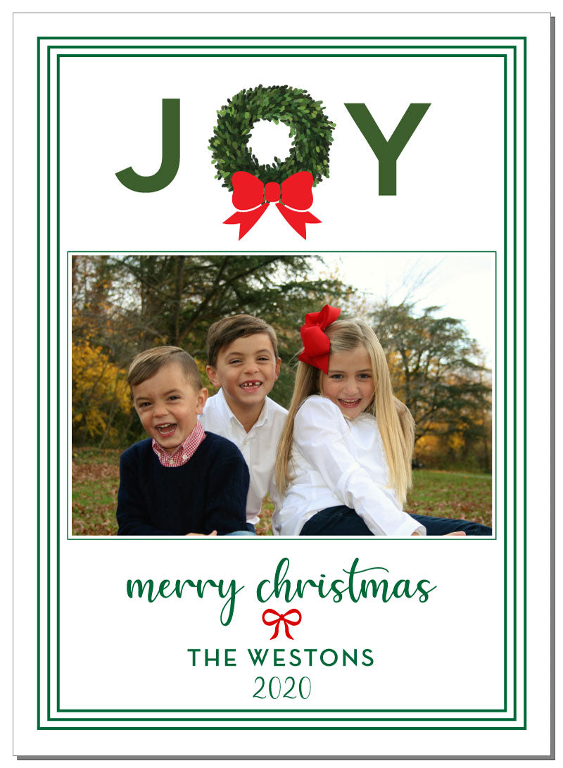 Holiday Triple Stripe Green