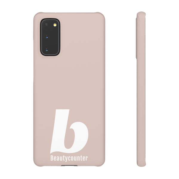 SLEEK Version Pretty Printing X Beautycounter Phone Case Blush`with White Logo