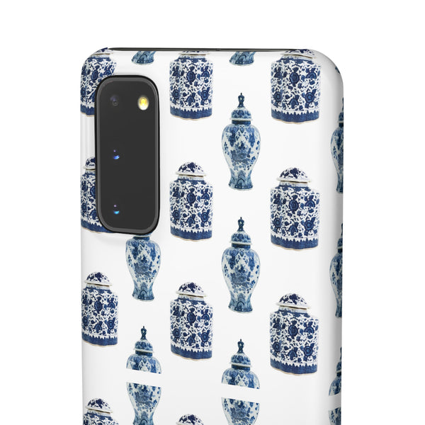 Chinoiserie Chic Blue and White Vase Preppy Phone Case