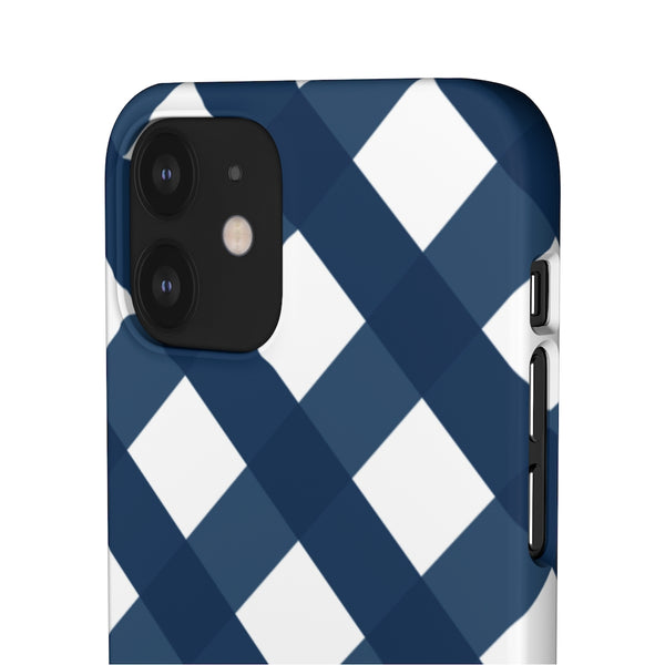 SLEEK Version Pretty Printing x Beautycounter Classic Navy Gingham Phone Case