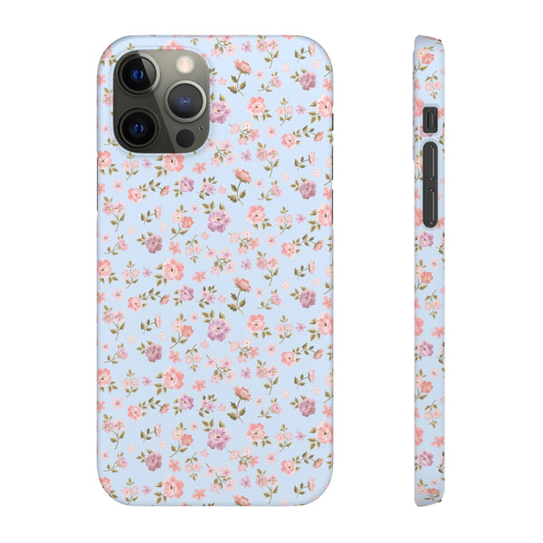 Loveshackfancy Shabby Chic Ditsy Floral Blue Phone Case