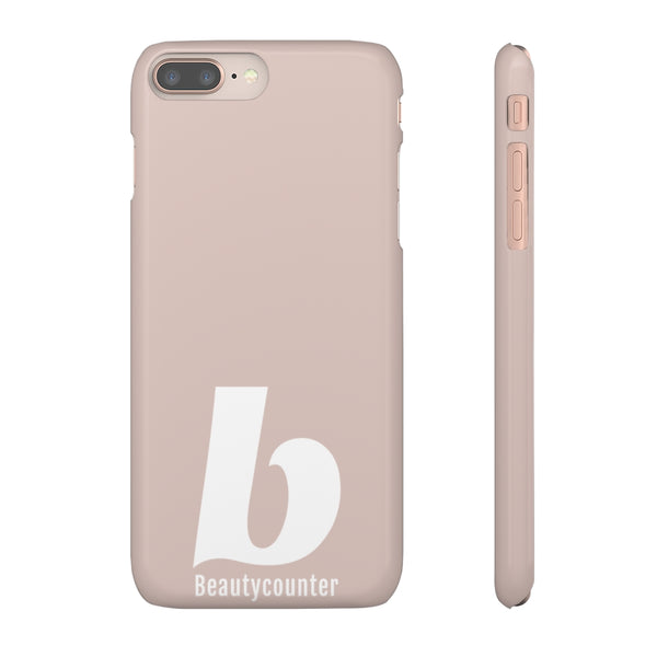 SLEEK Version Pretty Printing X Beautycounter Phone Case Blush`with White Logo