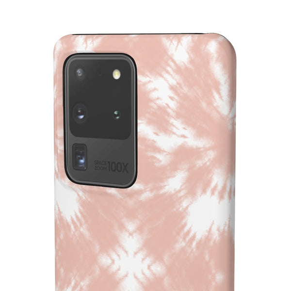 Tie Dye Shibori Blush + White Phone Case