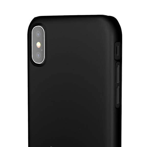 SLEEK Version Pretty Printing X Beautycounter Phone Case Black with White Logo