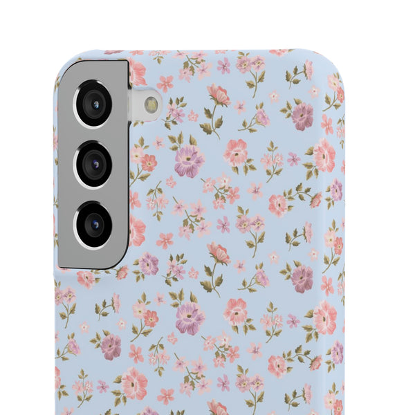 Loveshackfancy Shabby Chic Ditsy Floral Blue Phone Case