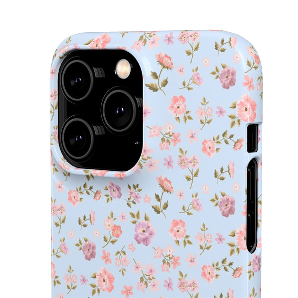 Loveshackfancy Shabby Chic Ditsy Floral Blue Phone Case