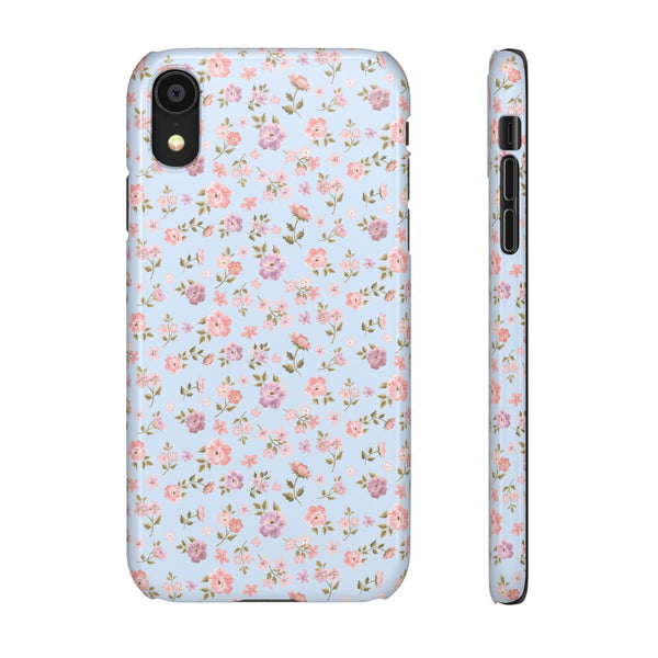 Loveshackfancy Shabby Chic Ditsy Floral Blue Phone Case