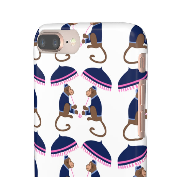 Monkey See Monkey Do Navy Phone Case