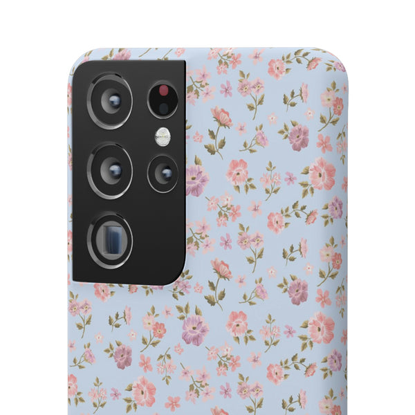 Loveshackfancy Shabby Chic Ditsy Floral Blue Phone Case